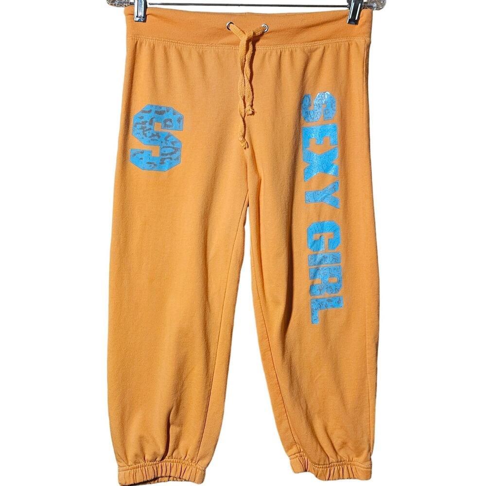 NANA Orange Sexy Girl Sweats Size Medium